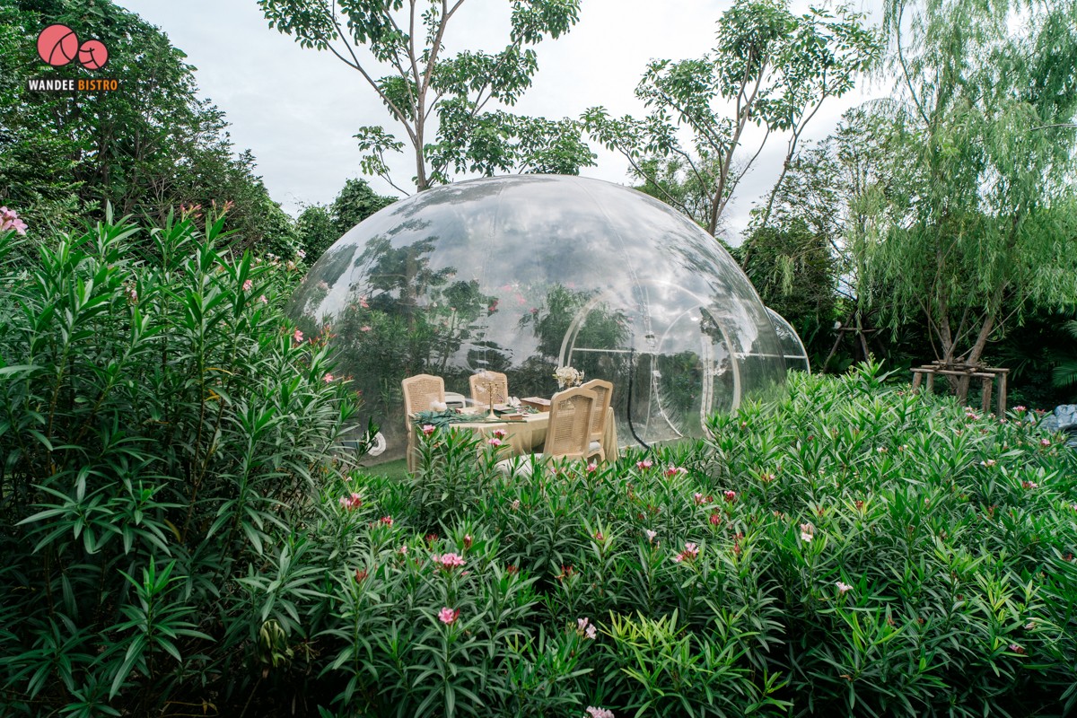 Bubble in the forest คาเฟ่สุดฮอต บรรยากาศดี ถ่ายรูปสวย ได้ฟีลลิ่งมัลดีฟส์