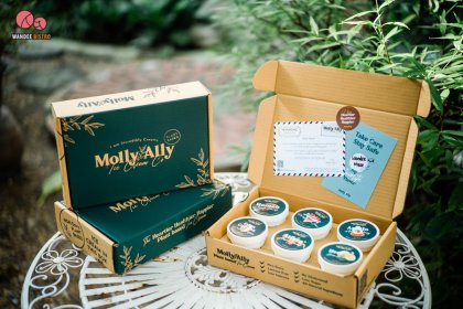 Molly Ally ไอศกรีม ที่ดีต่อสุขภาพ สดชื่น แคลน้อย ฟินเวอร์