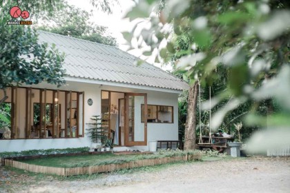บ้านมีสวน คาเฟ่ สไตล์ญี่ปุ่น เสพบรรยากาศธรรมชาติชิลๆ บนเนื้อที่ 8 ไร่ 