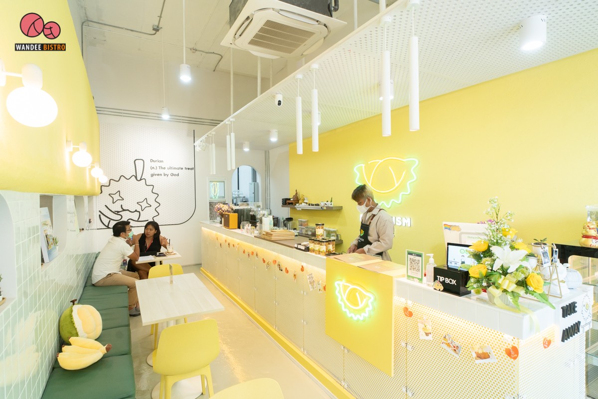 Durianism Samyan คาเฟ่ทุเรียน สามย่าน มีทุเรียนพร้อมเสิร์ฟตลอดทั้งปี