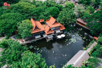 พนา คาเฟ่สไตล์ไทย บรรยากาศในสวน ร่มรื่นเย็นสบาย