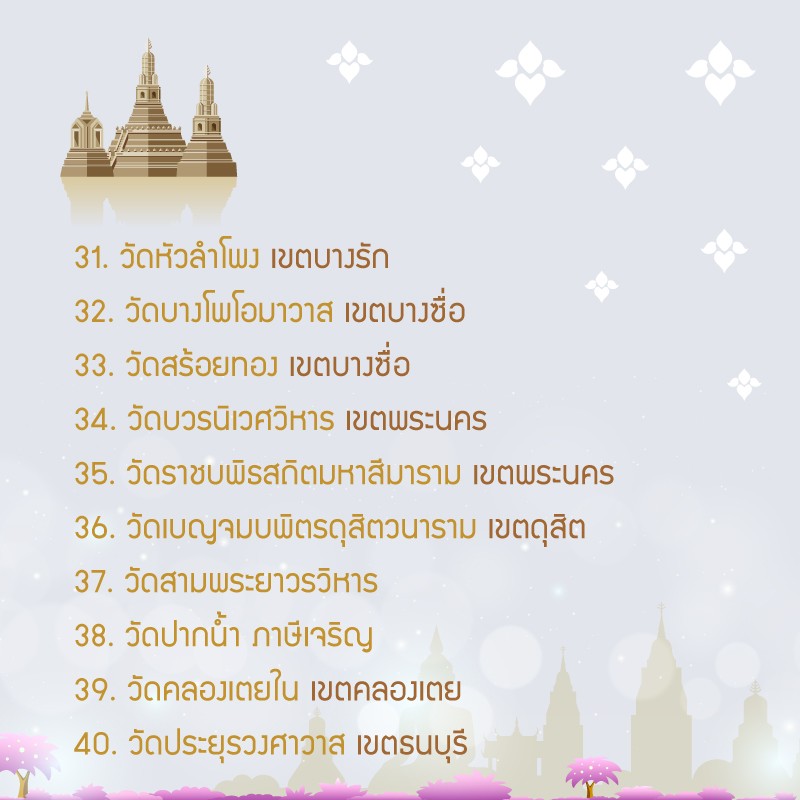 58 วัด สวดมนต์ข้ามปี เริ่มต้นดีๆ ต้อนรับปี 2020