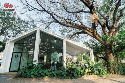 Auntie s Garden cafe & restaurant คาเฟ่ฟีลเขาใหญ่ที่ปทุม มีสนามเด็กเล่น มีสวนกว้าง พาน้องหมาเดินเล่นได้