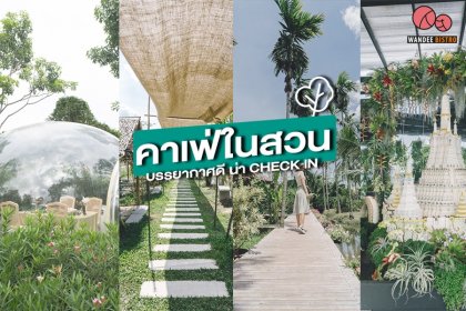 4 คาเฟ่ในสวน ใกล้กรุงฯ บรรยากาศดีงาม คนรักธรรมชาติต้องไปเช็คอิน