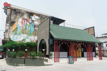 Saint Coffee&Bar คาเฟ่และบาร์สไตล์จีนโมเดิร์น เรียบง่าย ผ่อนคลาย มีมุมถ่ายรูปเก๋ๆ 
