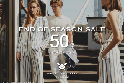 ROYAL IVY REGATTA  โปรฯ END OF SEASON SALE ช้อปเพลินกับส่วนลด 50%