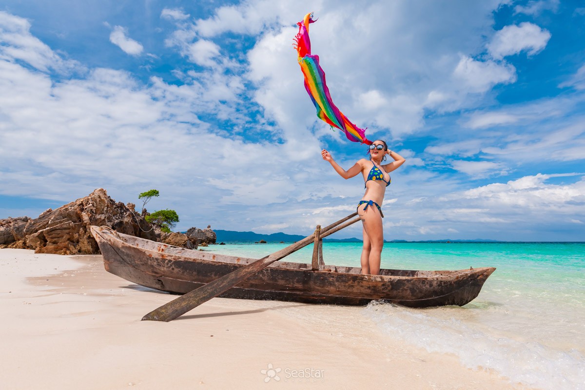 เกาะซาลิ (Sali Island)​ มัลดีฟส์แห่งทะเลพม่า ไปสะบัดผ้าถ่ายรูปกัน