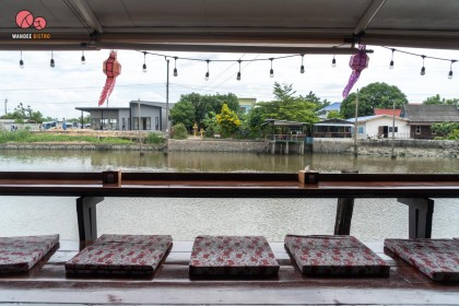 บ้านฉันมีคลอง นั่งชิล รับลมเย็นๆ เมนูหลากหลายมาก 