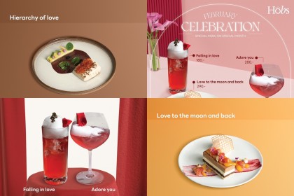 Hobs ชวนเติมความหวานกับเมนูวาเลนไทน์ ครบจบที่เดียว ทั้งคาว หวาน และเครื่องดื่ม