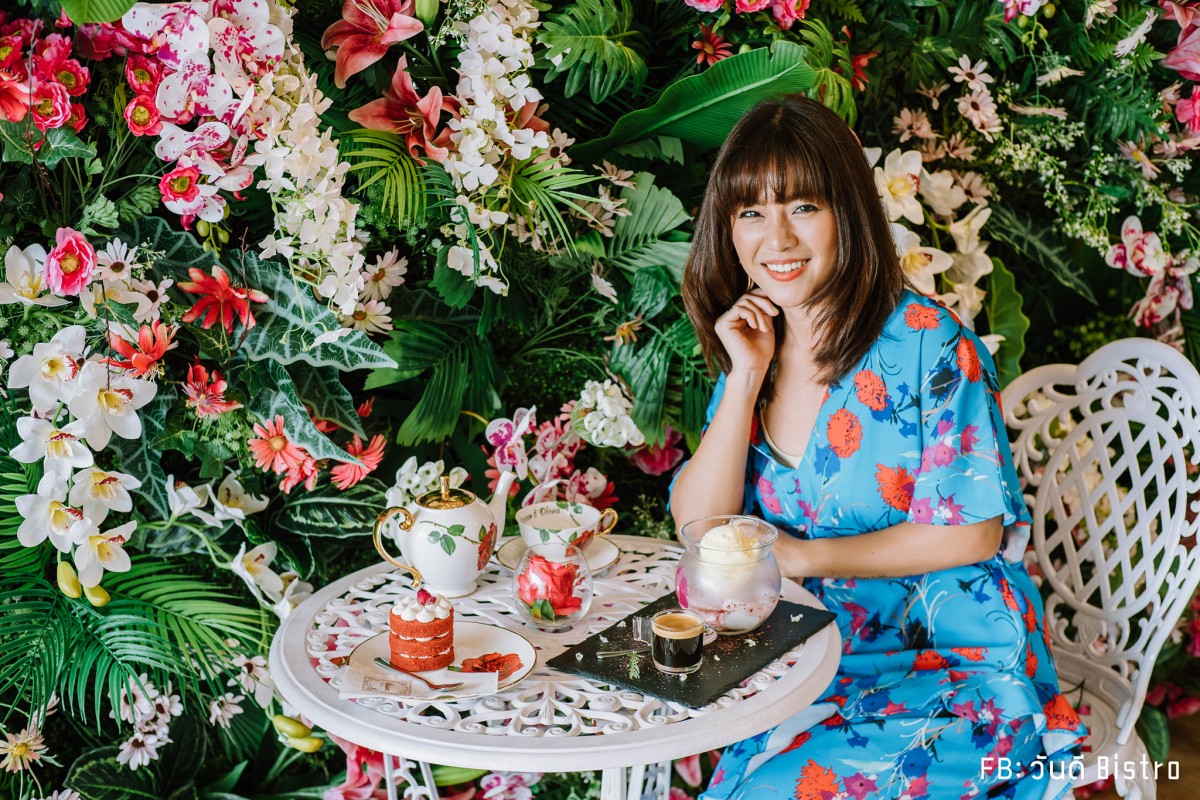 Maison d Olivia คาเฟ่สไตล์ยุโรป โอบล้อมด้วยหมู่ดอกไม้งาม ย่านอารีย์