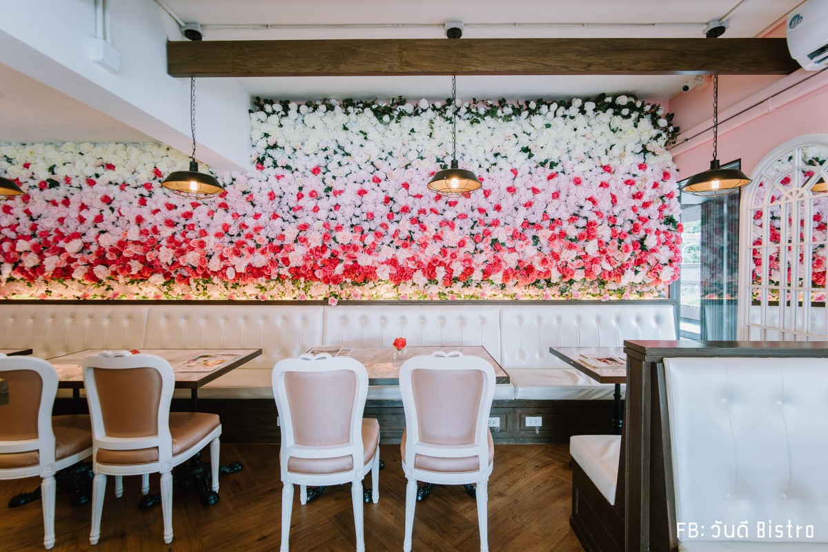 Maison d Olivia คาเฟ่สไตล์ยุโรป โอบล้อมด้วยหมู่ดอกไม้งาม ย่านอารีย์