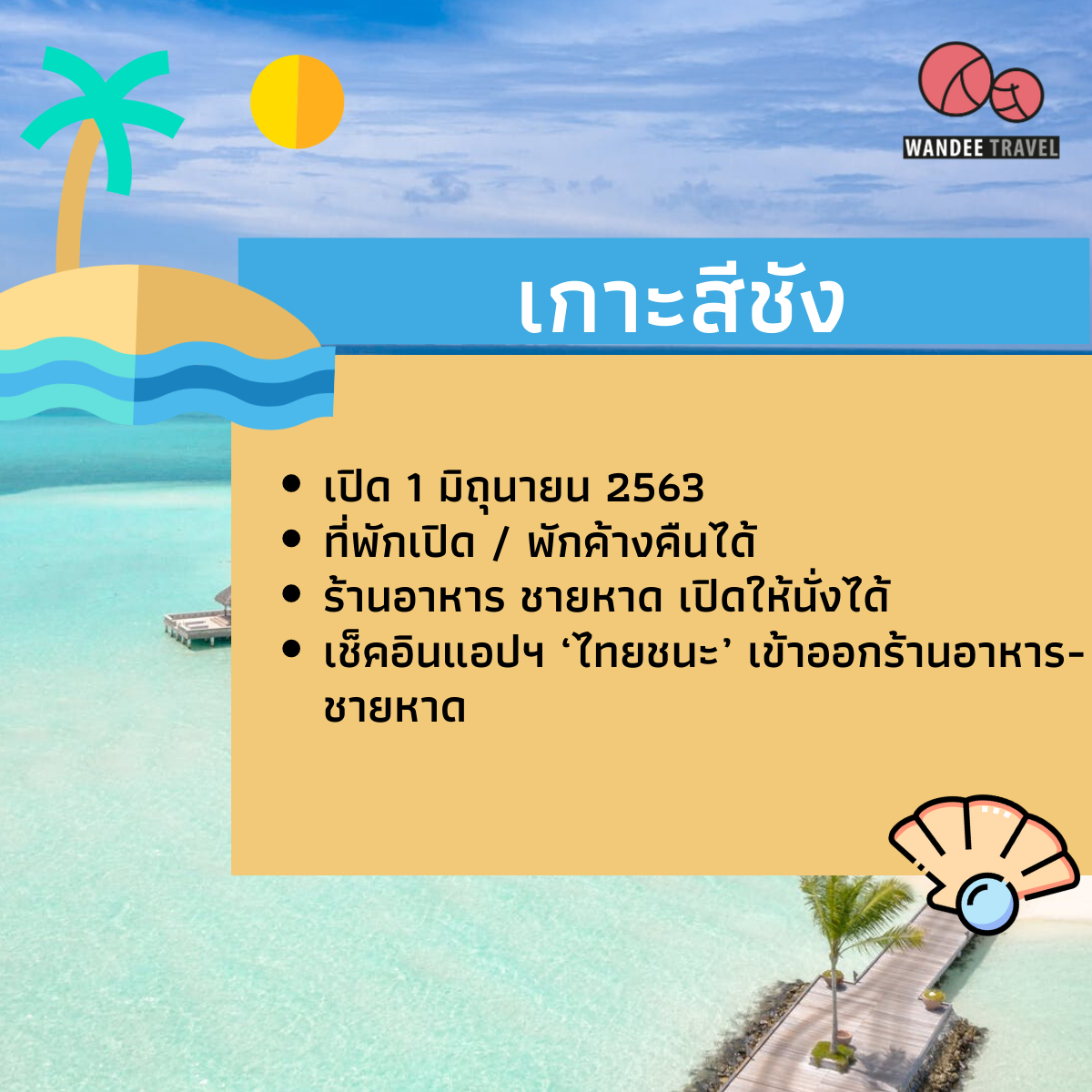 เช็คลิสต์ ทะเล-ชายหาด เปิดให้เที่ยวแล้ว มีที่ไหนบ้าง?