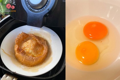 ไข่เจียวหม้อทอด กรอบฟู ไม่ต้องกลัวน้ำมันกระเด็น