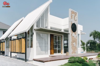 Sisterhood.Cafe คาเฟ่ทรงจั่วสีขาวสไตล์ญี่ปุ่น ย่านบางใหญ่