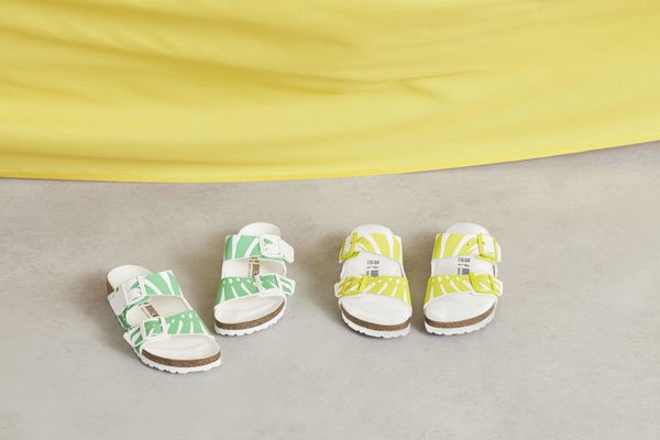 Birkenstock New Shades of Arizona ลวดลายกราฟิกมาผสมผสานสีพาสเทล