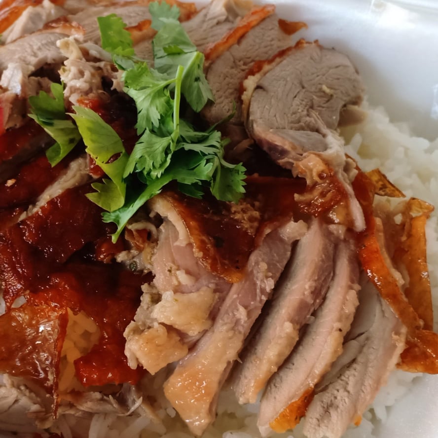 ร้านเป็ดย่างมังกรทองแปดริ้ว เครื่องแน่น อิ่มคุ้มทั้งเมนูข้าวและเส้นย่านนวลจันทร์