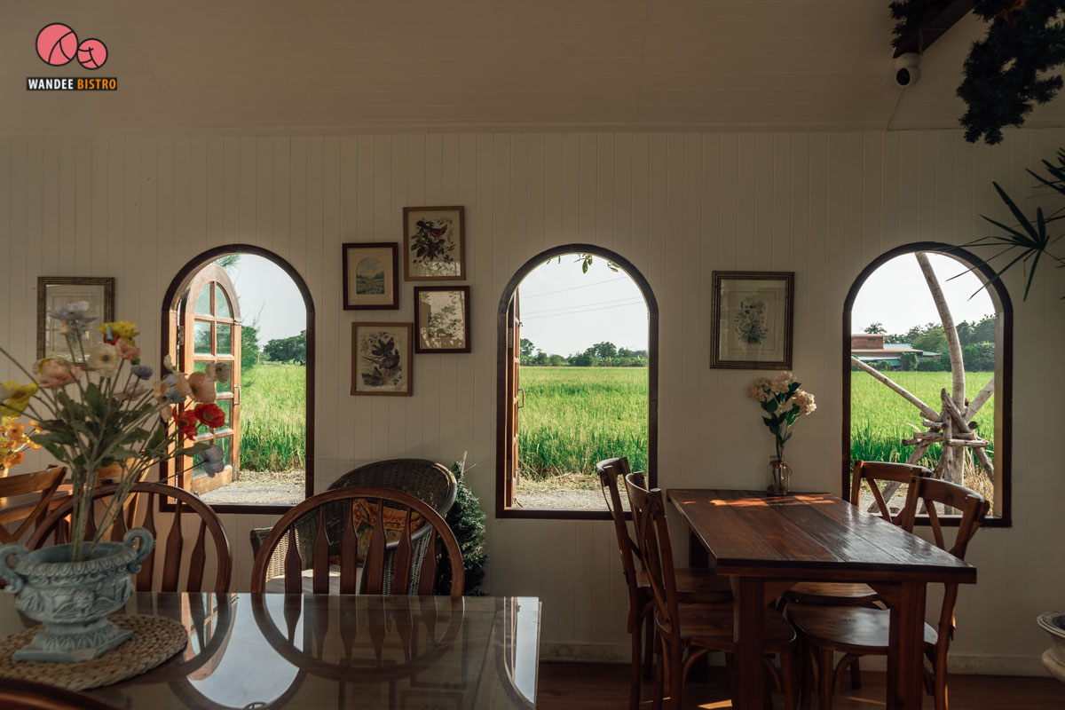 คาเฟ่สวยสระบุรี Rice Field Home Farm Stay & Cafe บรรยากาศดี ร่มรื่น