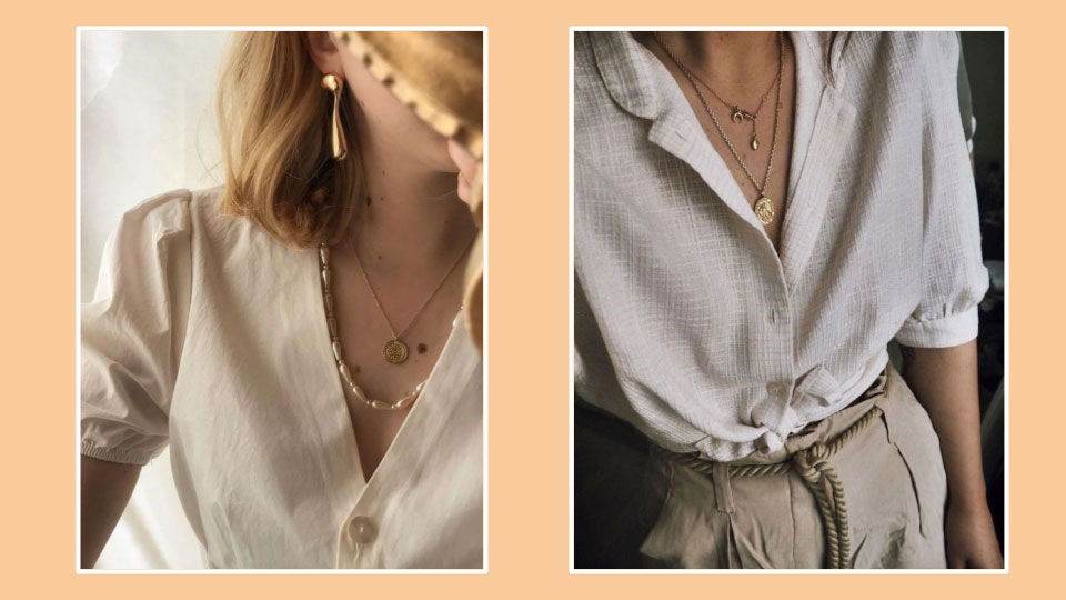 ไอเดียแมทช์เสื้อสีขาวกับสร้อยคอเก๋ๆ แอคเซสเซอรี่ที่สาวๆ ควรมี