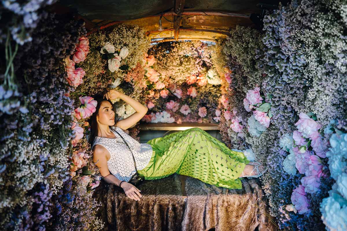 ถ่ายรูปสวยทุกมุม งานดอกไม้และศิลปะเก๋ ๆ RakDok Floral Week(s) ชุมชนตลาดเก่าหัวตะเข้