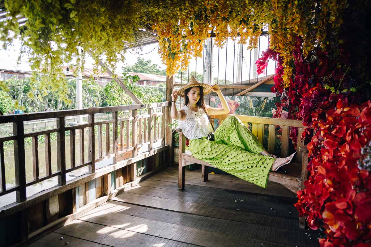ถ่ายรูปสวยทุกมุม งานดอกไม้และศิลปะเก๋ ๆ RakDok Floral Week(s) ชุมชนตลาดเก่าหัวตะเข้