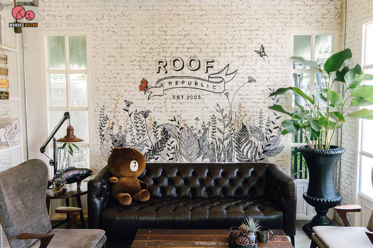 Roof Republic คาเฟ่สไตล์โรงนาอังกฤษท่ามกลางสวนสวย