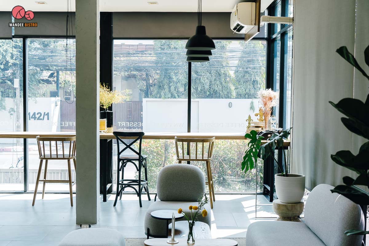  WN CoffeexDessert  คาเฟ่สไตล์มินิมอลลอฟท์ ย่านเกษตร-นวมินทร์