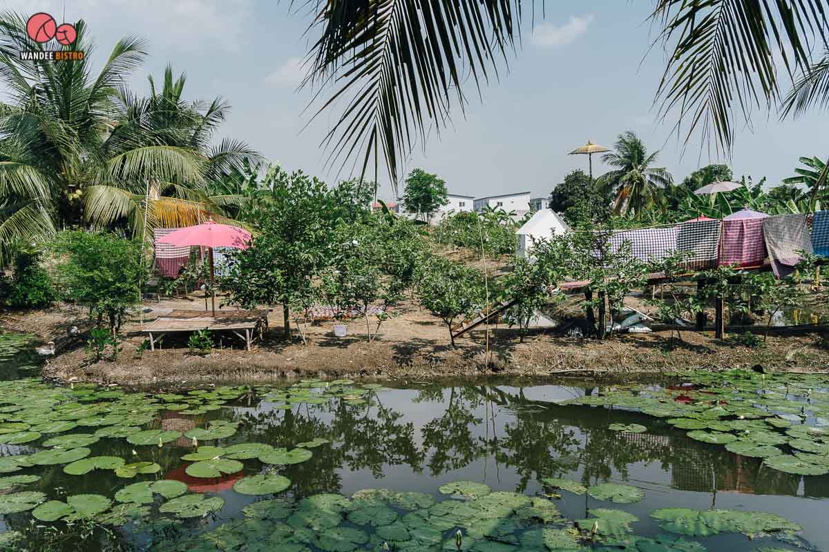 ชิลล์สวน นนทบุรี กินเตี๋ยวริมน้ำ รสจัดจ้านสะท้านดงฝรั่ง ชิมฟรีฝรั่งหน้าสวน!! 